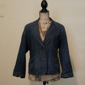 Jean jacket blazer